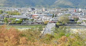 View of Kyoto from Horinji Temple